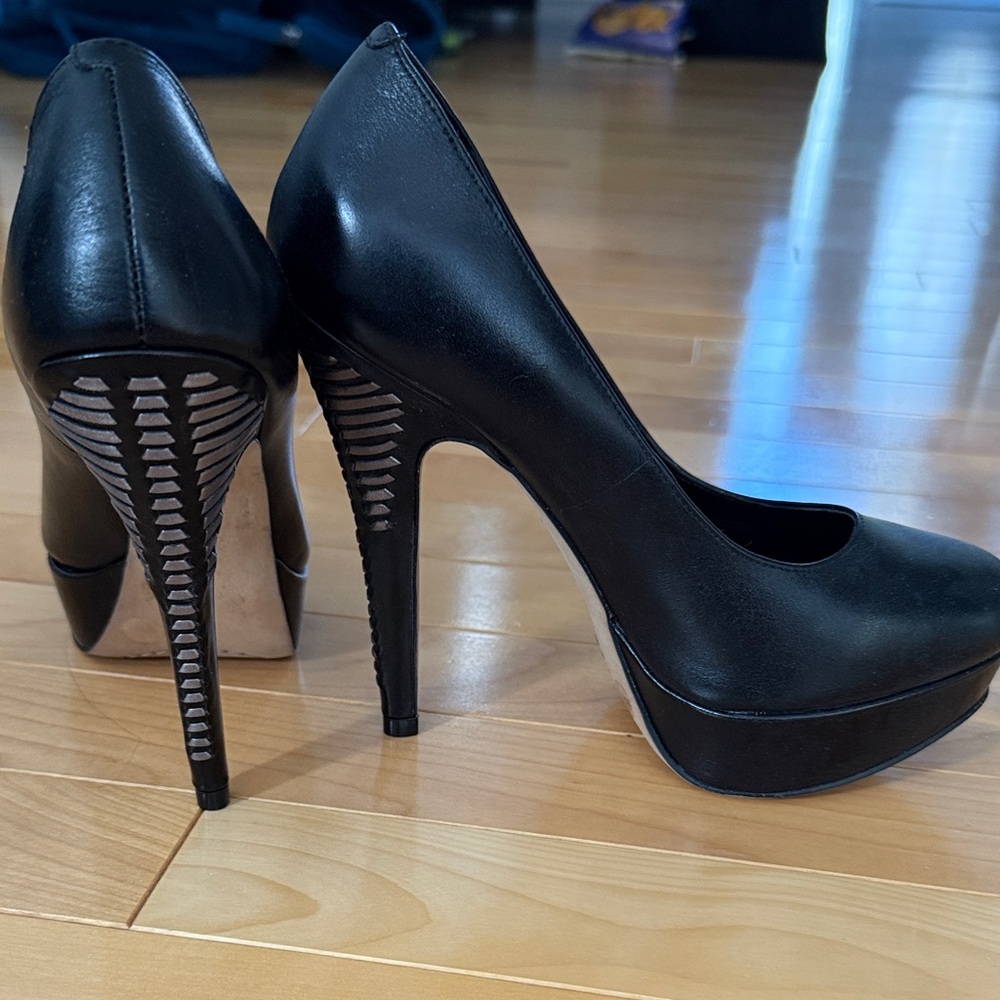 Vince Camuto Black Platform Heels